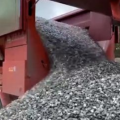 Sand and gravel lightweight conveyor belt dump semi-trailer