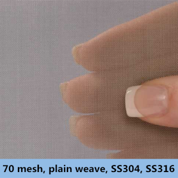 70 Mesh, 0.14 mm Wire, Ss 316 Wire Mesh as Shielding Screen Mesh