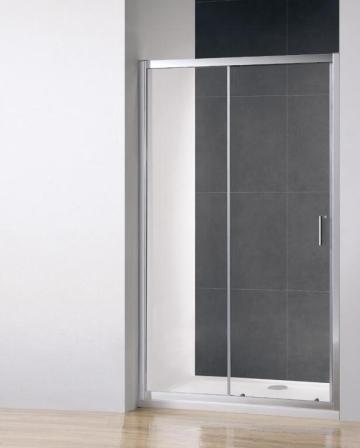 aluminum framed sliding shower door