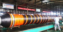 Offshore moorings Flexible rubber floating hose