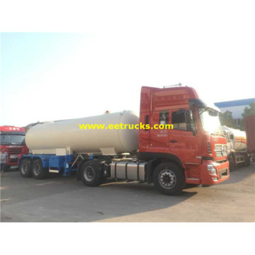 2 Axle 20000l ruwa ammonia tanki trailers