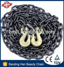High Tensile Alloy Steel G80 Chain with Clevis/eye Grab Hooks on Both End