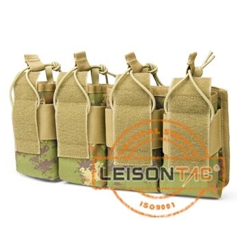 Multi-cam Magazine Pouch using high duty nylon can be attached to the tactical vest or body armor