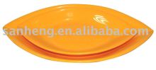 Melamine leaf plate set