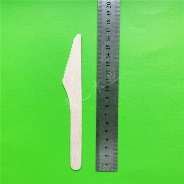 Disposable wooden cultery set wooden knife 165mm