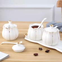 Creative Kitchen Ceramic Seasoning Jar Packaging and Storage Solutions