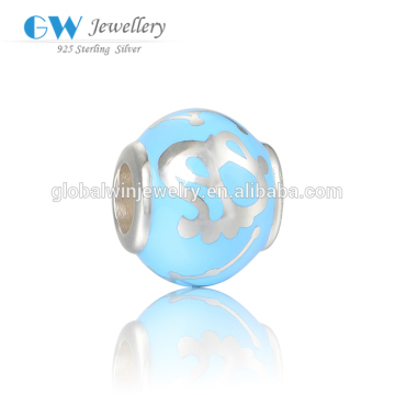 Latest Design Birthstone Enamel 925 Sterling Silver Charms European Charms