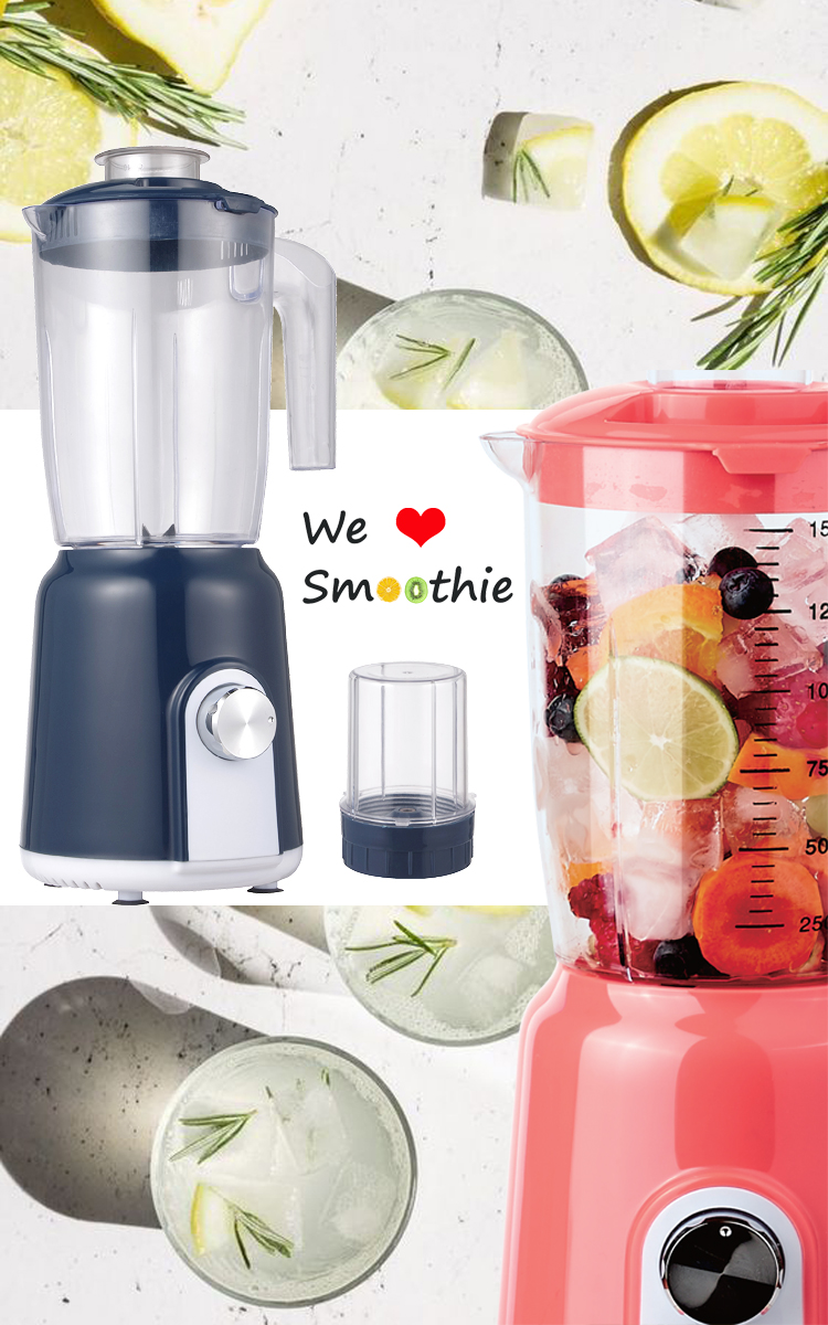 1.5L PC jar big power housing electric juicer mixer smoothie 2 in 1blender