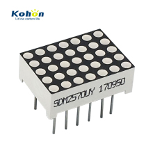 1.9mm Pitch 5x7 Dots Yellow LED Dot Matrix Display