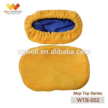 WTB-002 Microfiber cleaning flat mop top,mop cloth,steam chenille mop head,Cotton blended Mops,washable and repeatedly