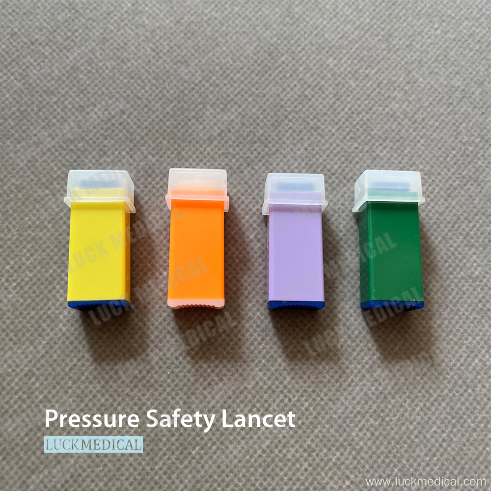 Disposable Pressure Activated Safety Lancets