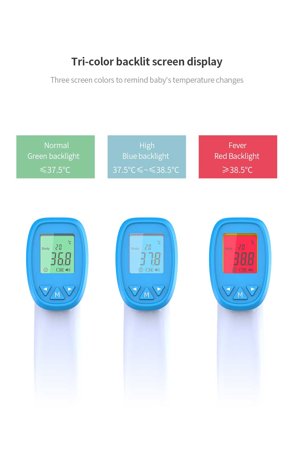 เครื่องวัดอุณหภูมิหน้าผากอินฟราเรด Infrared Forehead Thermometer