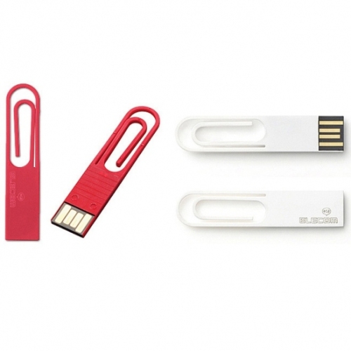 customs paper clip plastic usb flash drive