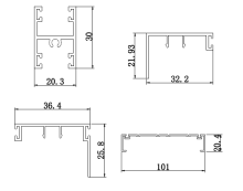 Here are the product names in English based on the diagram