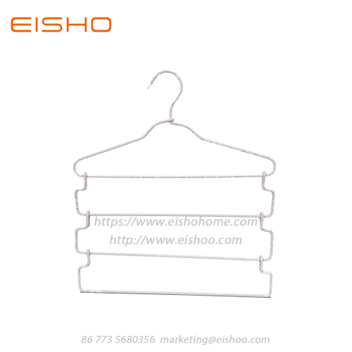 EISHO 4 Tier Braided Cord Hangers Diamond Pattern