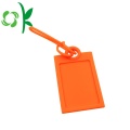 Υψηλής ποιότητας απλή σιλικόνη αποσκευών tag αποσκευών για τσάντα