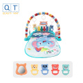 tapis d'activité bébé en coton avec clavier musical