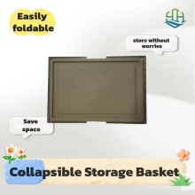Multi-Scene Green Foldable Organizer Basket