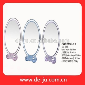 Pink Blue Handle Table Cosmetic Glass Mirror Pieces
