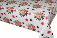 Pvc Printed fitted table covers Foot Table Runner