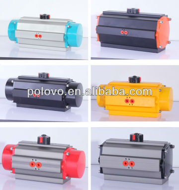 Single acting spring pneumatic actuator