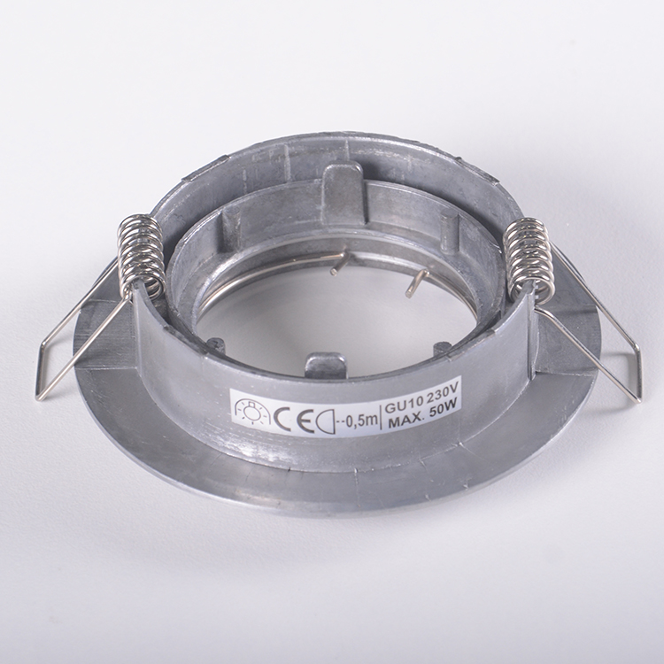 12V 230V mr16 gu10 aluminum round spotlight recessed led downlight housing fixture