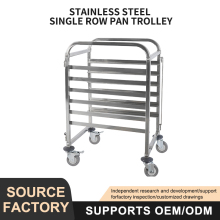 6 Tiers Stainless Steel GN Pan Moving Trolley