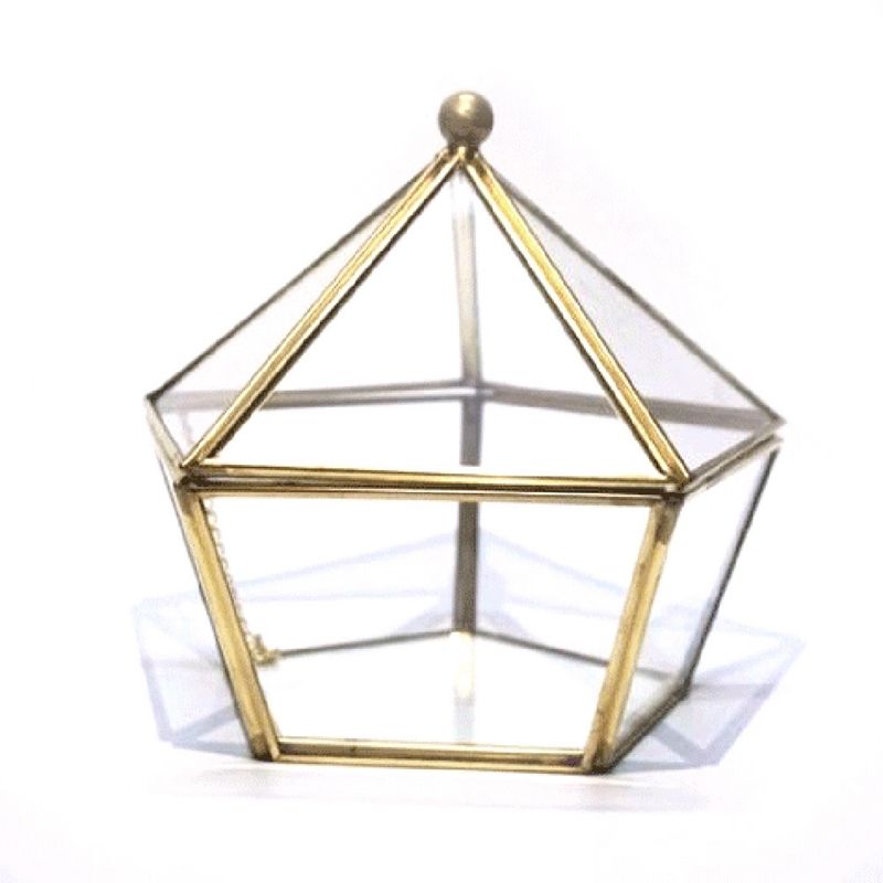 Стеклянная коробка ювелирных изделий Glass Jewelry Box
