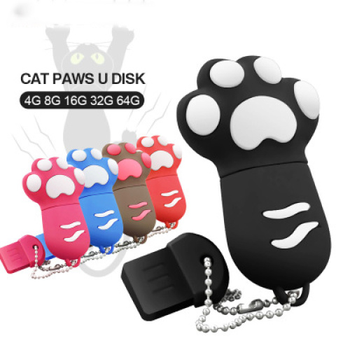 Cartoon Cat Paw USB 플래시 드라이브 펜 드라이브