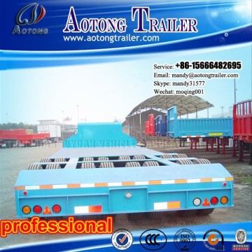 No.1 Selling Semi Low Loader Trailer in 2015, Heavy Duty Low loader Semi Trailer for Special Transports