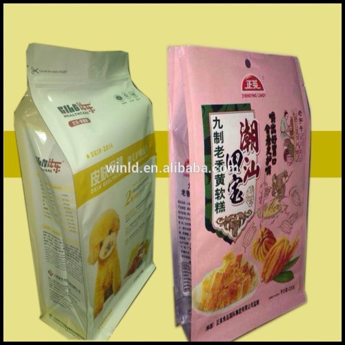 high quality flat bottom animal feed bag
