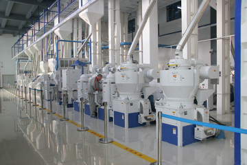 complete rice milling line