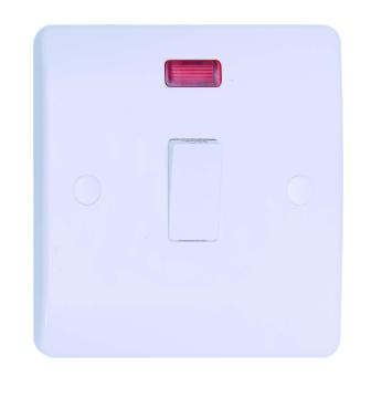 20A Double Pole Switch with Neon