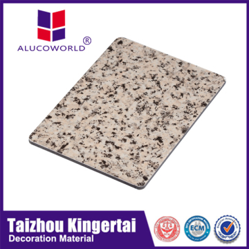 Alucoworld Stone Finish decorate acp panel pvdf/pe acm