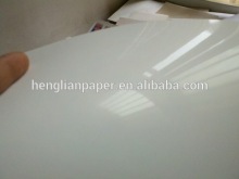 Cast coated paper 80gsm-300gsm
