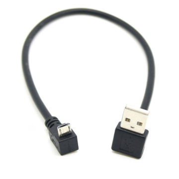 Both Down Angled Micro USB Cable