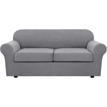 Jacquard Knitted Spandex 3 Pieces Stretch Sofa Cover