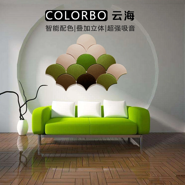 Polyester Fiber Recycled Wall Decor Material Fire Resistance and Soundproof Polyester Fiber 3D Product