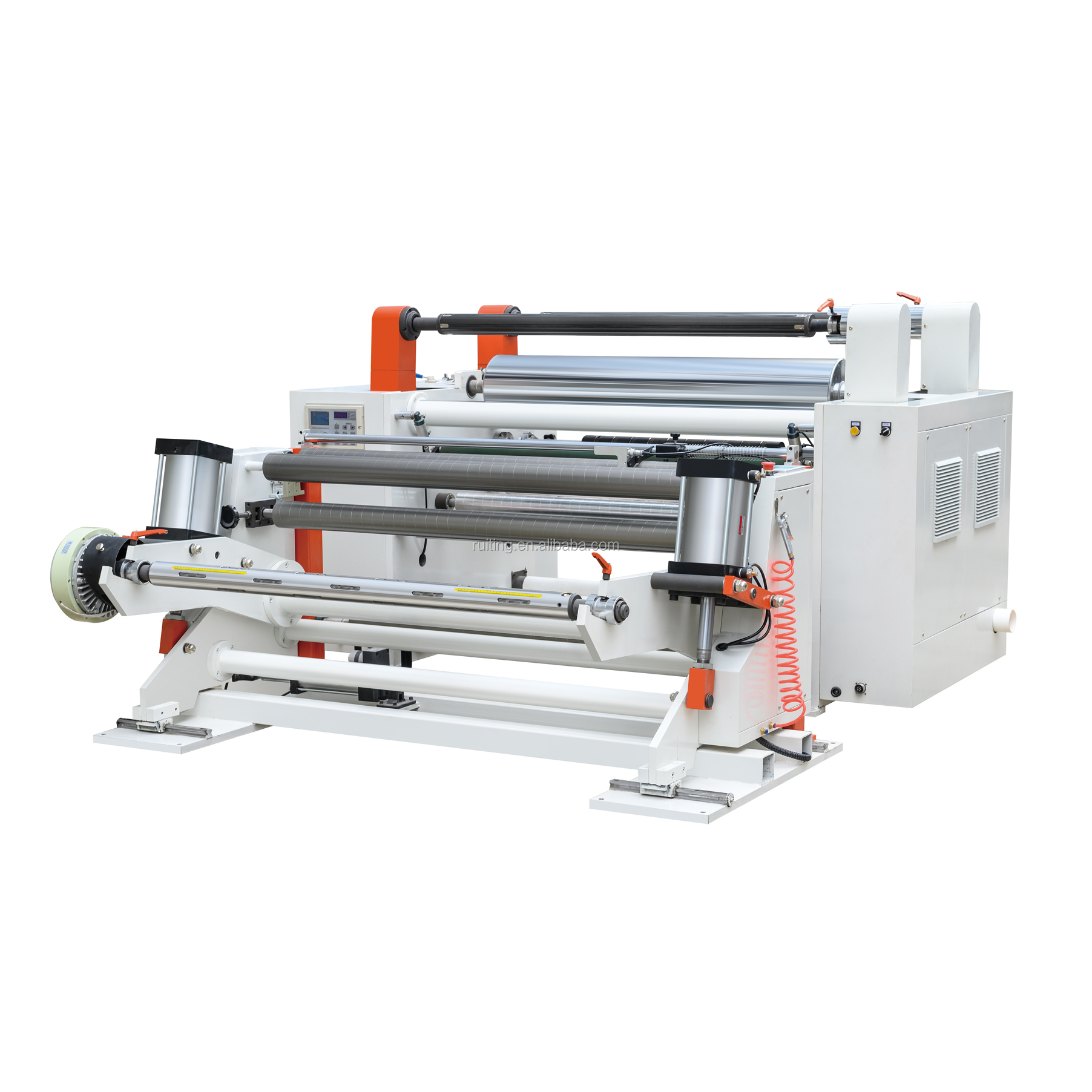 BMFQ-1300 surface rewind auto slitting machine for craft paper