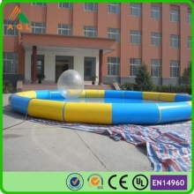 Color full PVC 0.60mm thickness large inflatable swimming pools inflatable pools