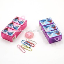 Professional factory supply creative design cheap price box shape pencil sharpener , single hole pencil sharpener