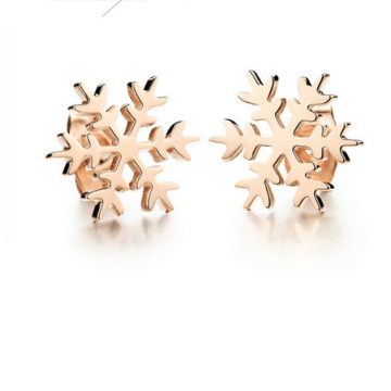 European simple gold earrings earrings for girls