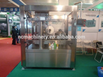 Automatic flavored milk bottle filling and aluminum foil sealing machine for juice/milk/yogurt