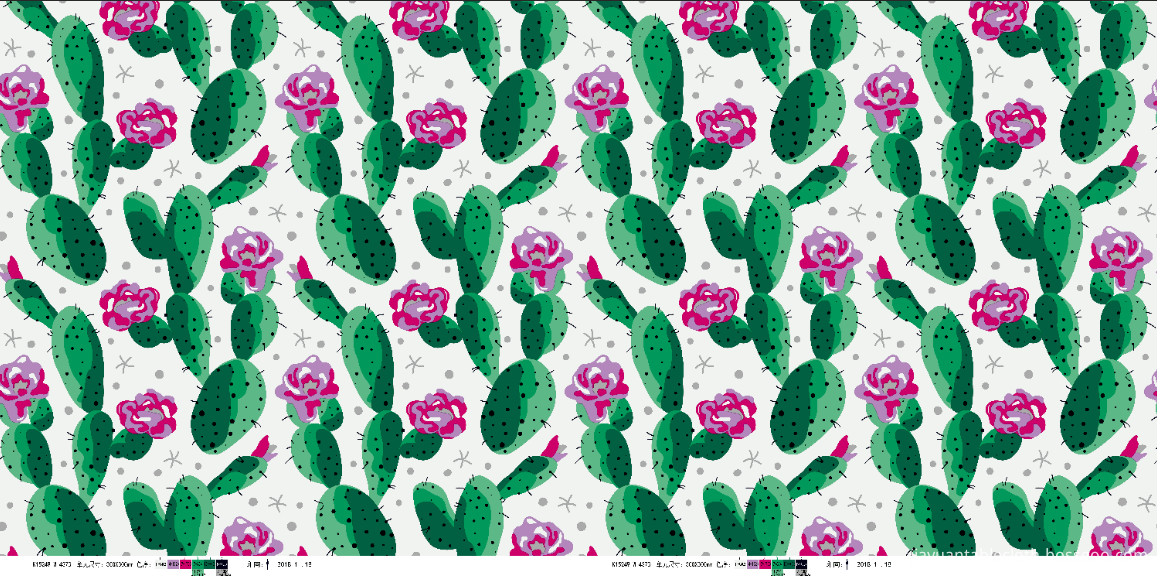 Cactus tablecloth 7