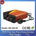 300W 48V DC para 110/220V AC Inversor puro da onda de seno com carregador