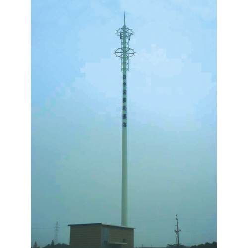 20m 30m 40m Painted Communication Mounted Monopole