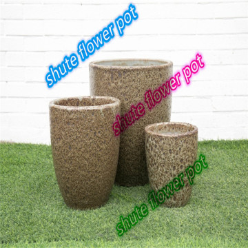 Large Tall Glazed Flower Pots