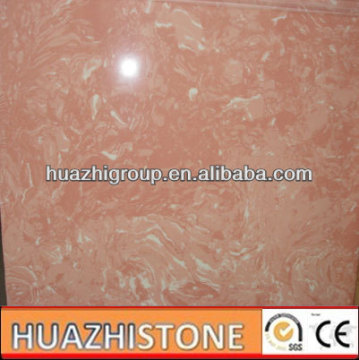 xiamen best quality pink rose artificial marble slab