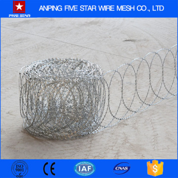 High Security Flat Wrap Razor Barbed Wire Mesh With Low Prices