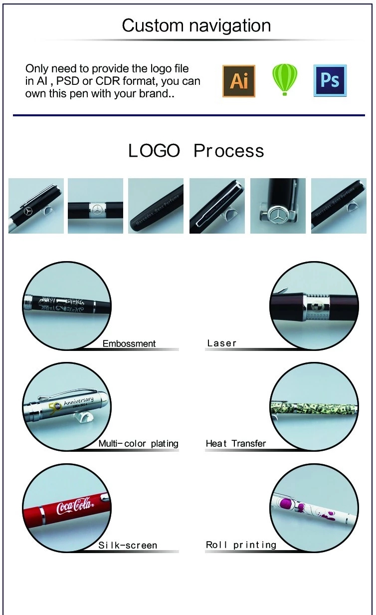 Wholesale price metal tactical roller pen with custom logo